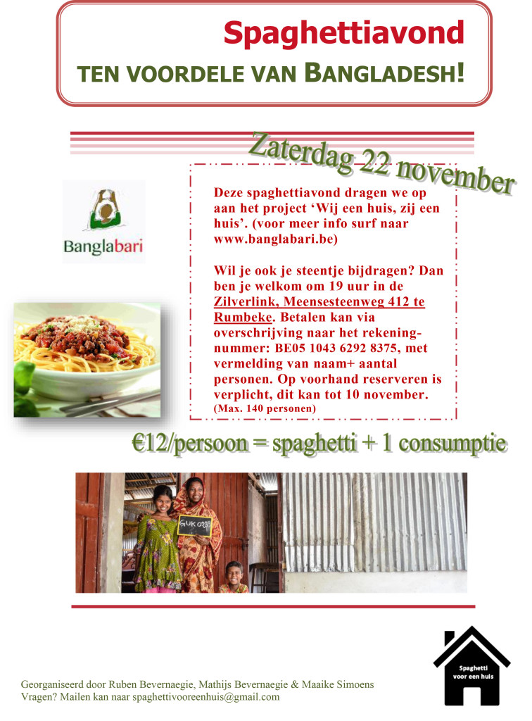 affiche spaghettiavond